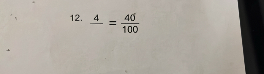 frac 4= 40/100 