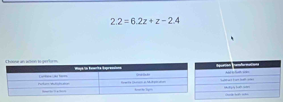 2.2=6.2z+z-2.4