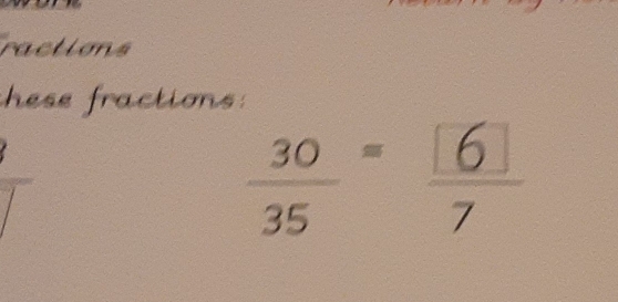 ractions 
these fractions :