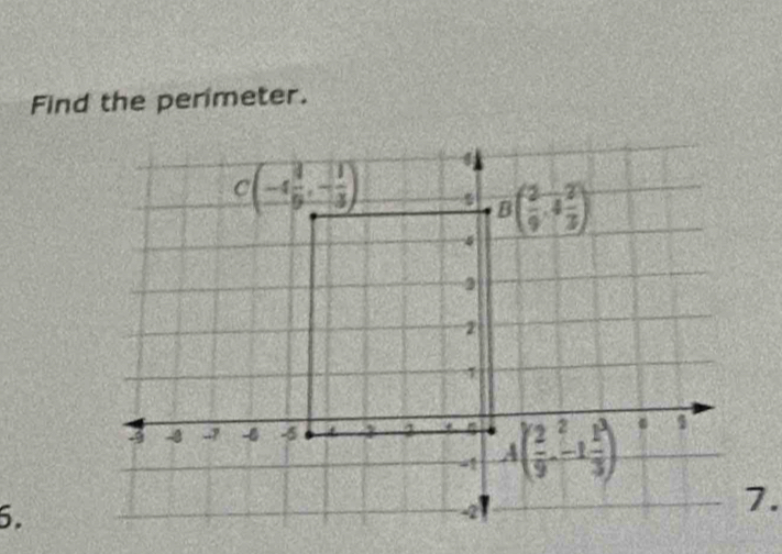 Find the perimeter.
6.