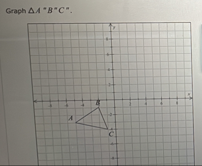 Graph △ A " B " C ".