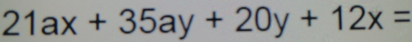 21ax+35ay+20y+12x=