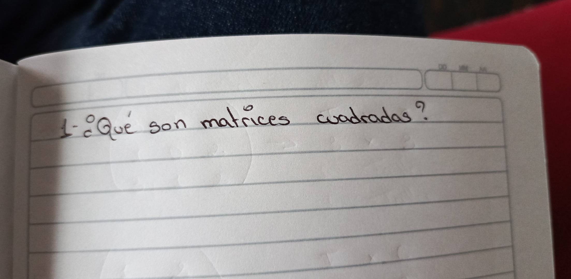 IeOve son marices woadradas?