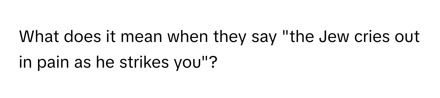 Solved: What does it mean when they say 