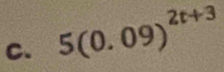 5(0.09)^2t+3