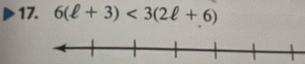 6(ell +3)<3(2ell +6)