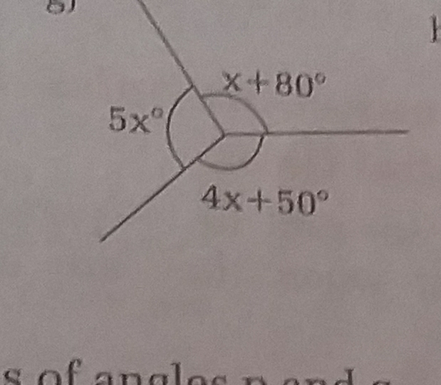 x+80°
5x°
4x+50°
o f er