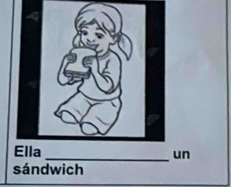 un 
sándwich