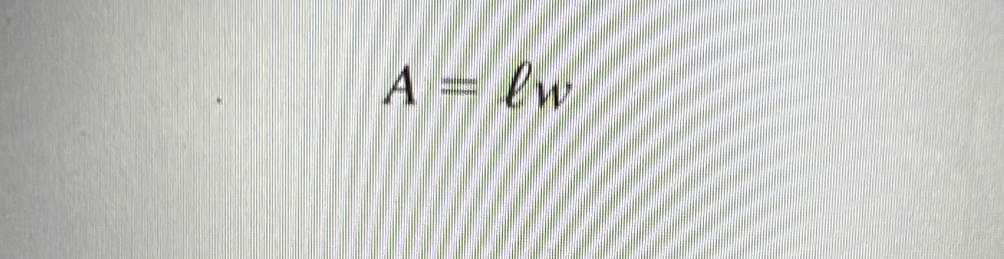 A=ell w