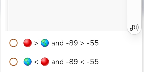 □ > and -89>-55
< (3) and -89