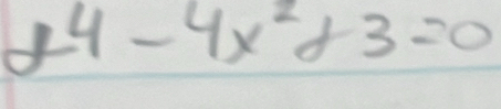 24-4x^2+3=0