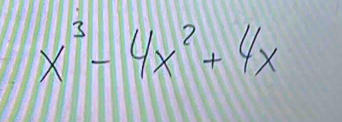 x^3-4x^2+4x