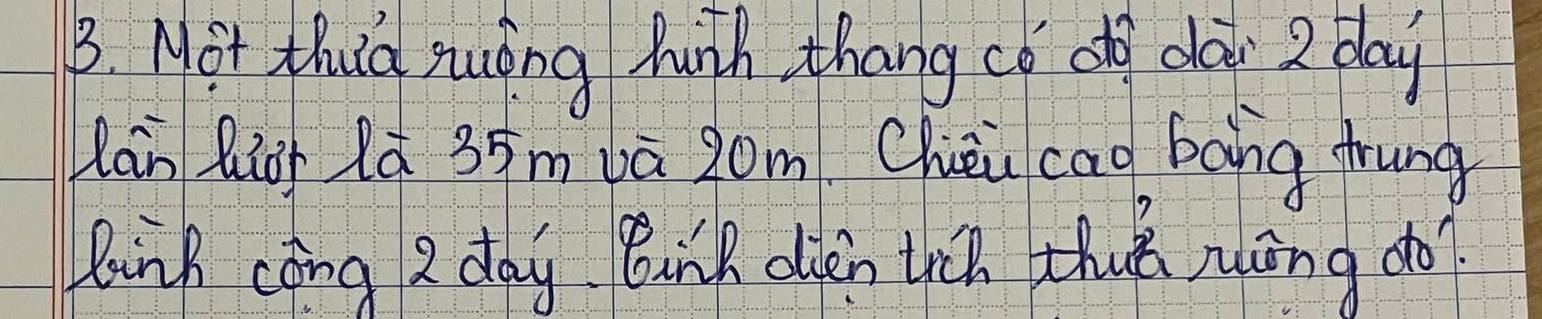 Not thio nuáng huih thang ch d dài 2 day
lan Rif ld 35m bā 2om Chiu cag bang frung 
Dink cong z day Bunk oden thin ths wòng do?