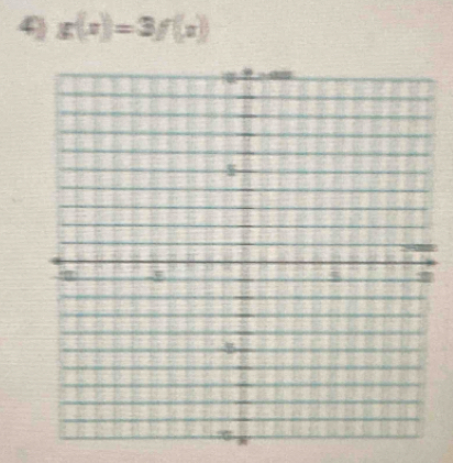 4 g(x)=3f(x)