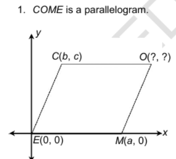 COME is a parallelogram.