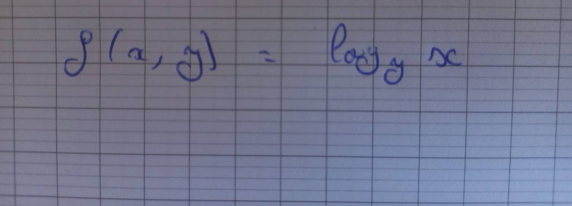 g(x,y)=log _yx