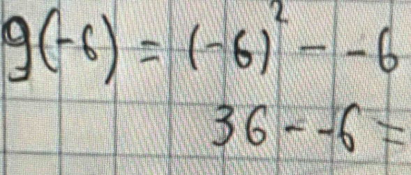 g(-6)=(-6)^2--6
∵ PE=100°