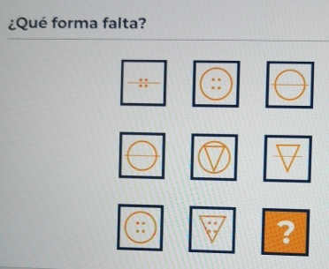 ¿Qué forma falta?