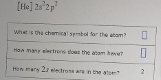 [He] 2s^22p^2