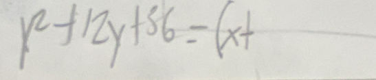 x^2+12y+56=(x+