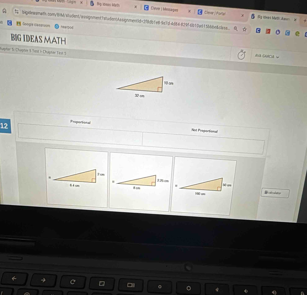 Solved: Math - Login Big Ideas Math Clever | Messages Clever| Portal ...
