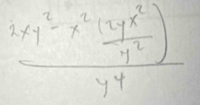 frac 2xy^2-x^2 12yx^2/y^2 )y^4