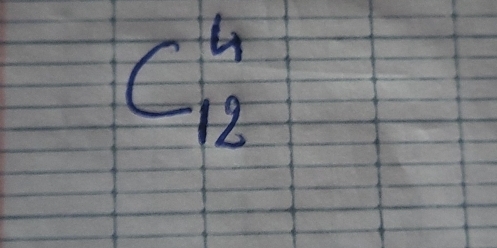 C^4_12