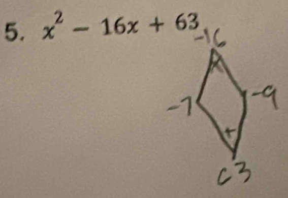 x^2-16x+63