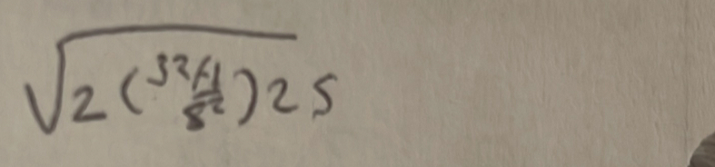 sqrt(2(s^3frac s)frac 2)2s