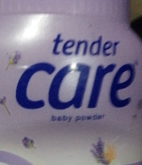 tender 
care 
baby powder