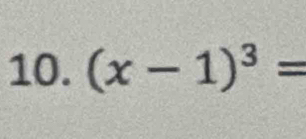 (x-1)^3=