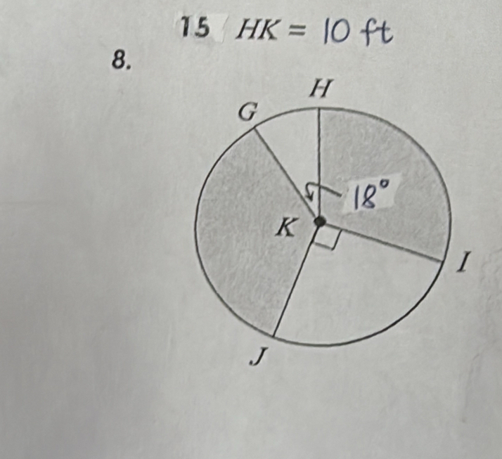 15 HK= ^□  10 ft
8.