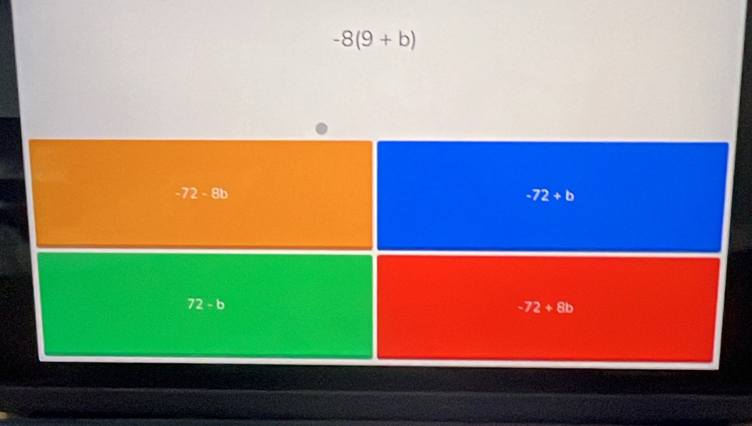 -8(9+b)