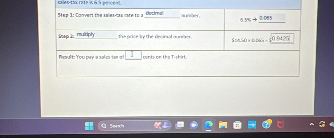 sales-tax rate is 6.5 percent.
Search