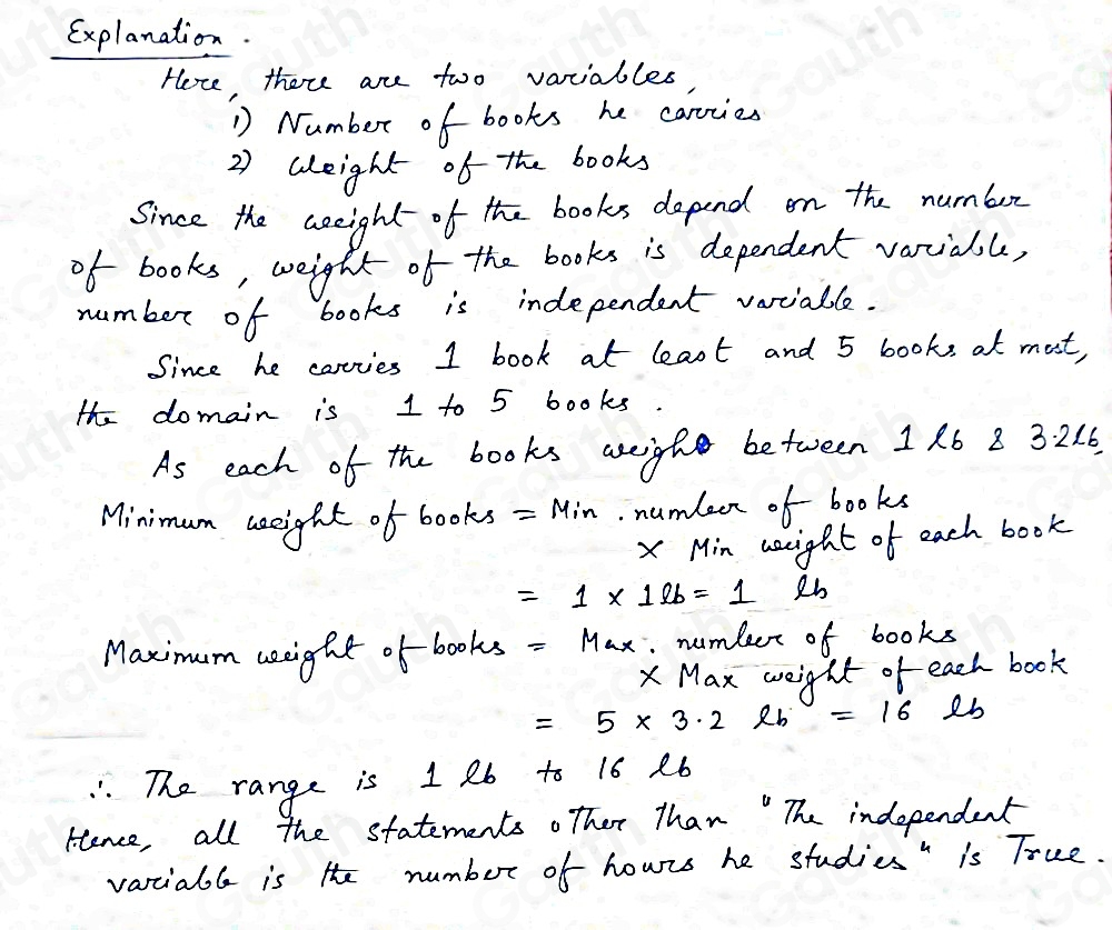 Solved: For the given situation identify the independent and dependent ...