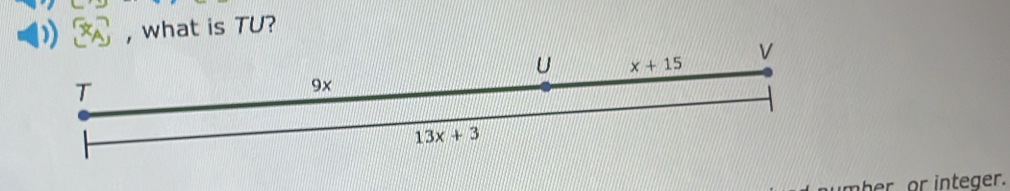 ) , what is TU?
her or integer.