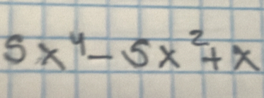 5x^4-5x^2+x