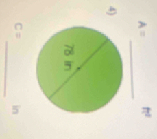 A= ft^2
_ 
4) 
_
C= in