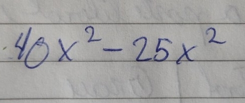 40x^2-25x^2