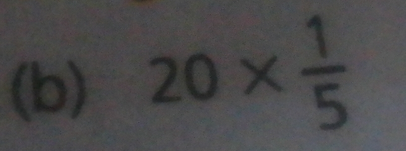 20*  1/5 