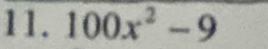 100x^2-9