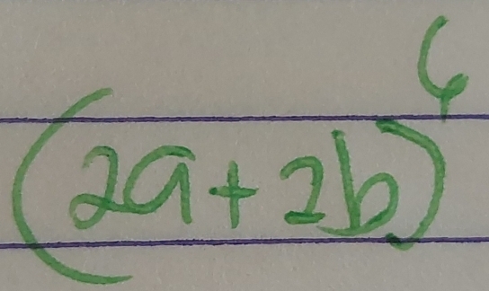 (2a+2b)^6