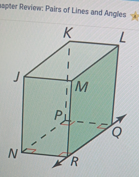 apter Review: Pairs of Lines and Angles