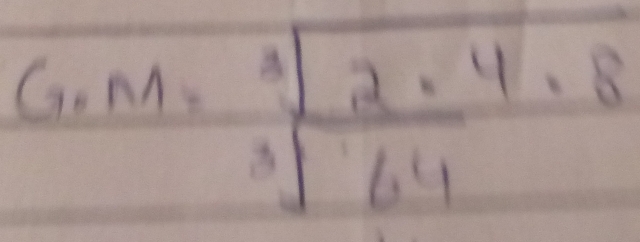 G· M=frac sqrt[3](2)· 4sqrt[3](frac 2)64=8