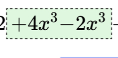 +4x^3-2x^3