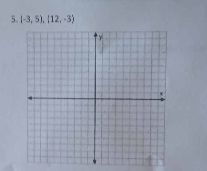 (-3,5), (12,-3)