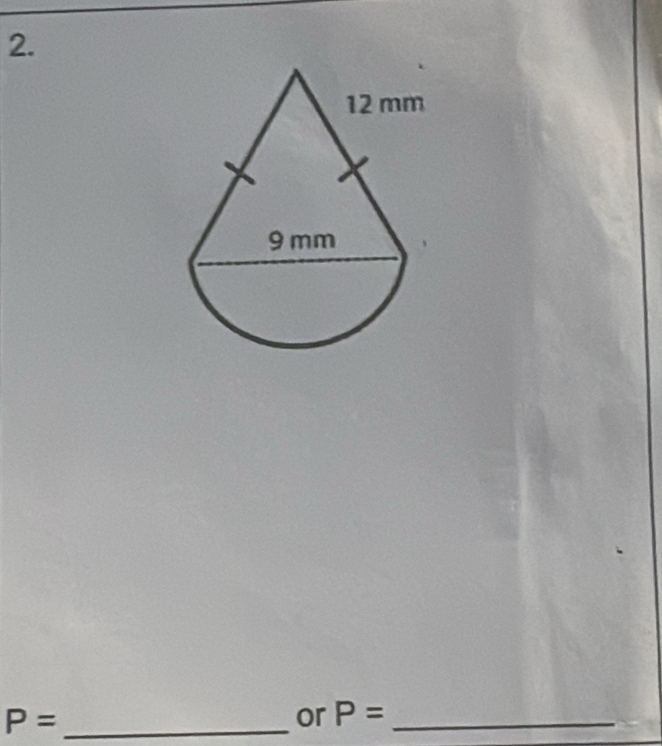 P=
or P= _