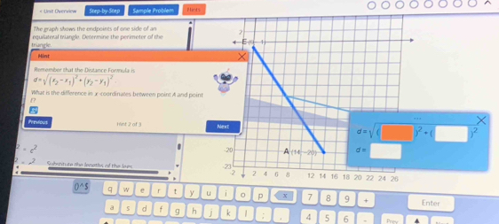 Solved: est Overvoa Step-by-Step Sample Problem Hints The graph shows ...