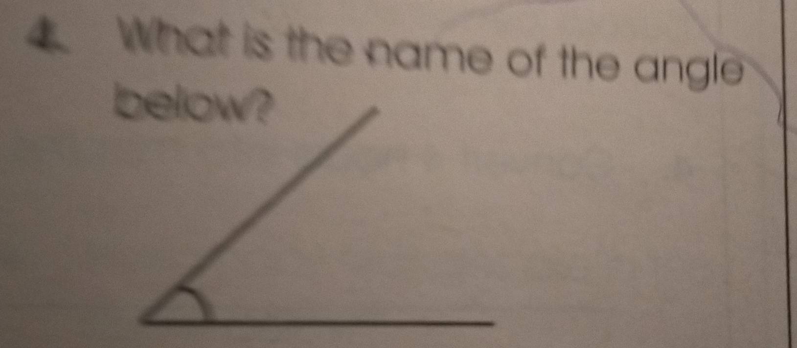 What is the name of the angle 
below?