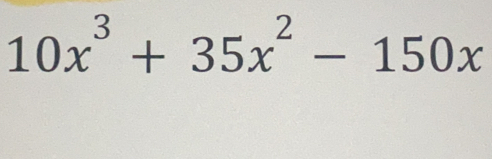 10x^3+35x^2-150x